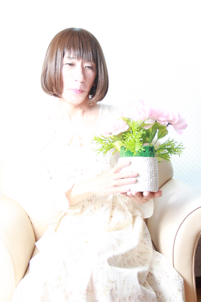 お花と三浦みゆ